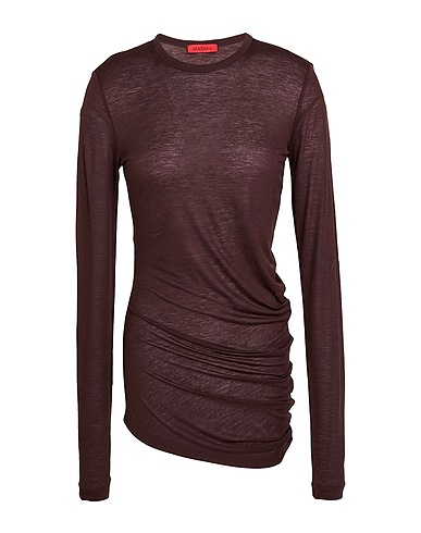 MAX&Co. T-shirt ORIONE
 Chocolate brown 80% Lyocell, 20% Wool