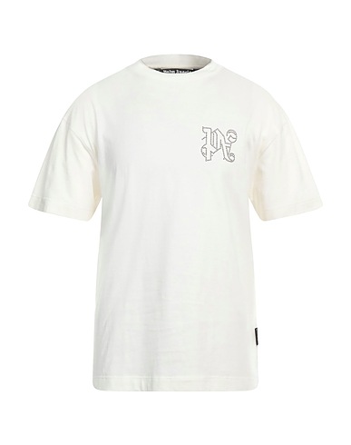 PALM ANGELS T-shirt Cream 100% Cotton