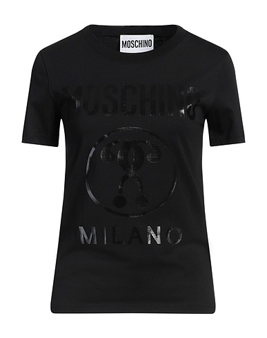 MOSCHINO T-shirt COUTURE Nero 100% Cotone