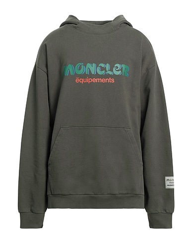 MONCLER x SALEHE BEMBURY Hooded track jacket  Dark green 100% Cotton