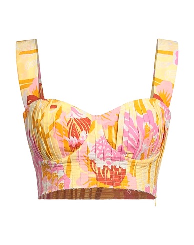 EMPORIO SIRENUSE Top Yellow 100% Cotton