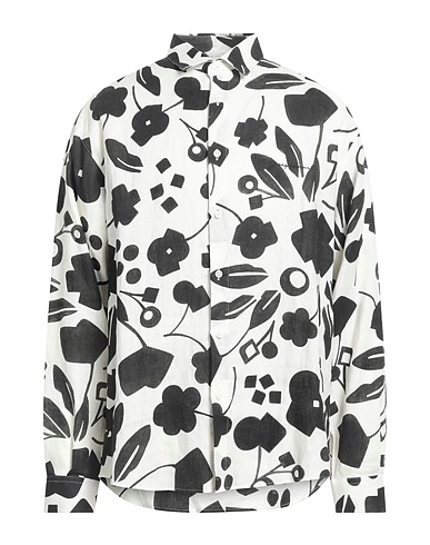 JACQUEMUS Camicia fantasia Bianco 100% Lino
