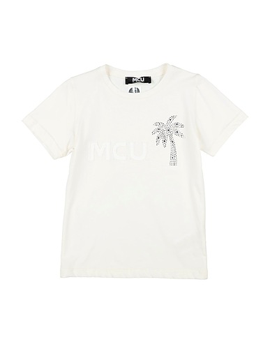 M.C.U. MARCO CASSESE UNION T-shirt White 100% Cotton, Swarovski® Crystal