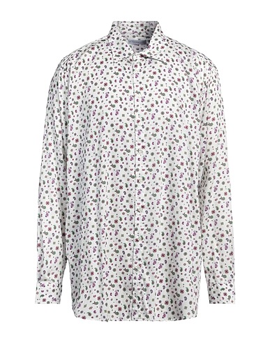 ETRO 柄入りシャツ ホワイト コットン 100%