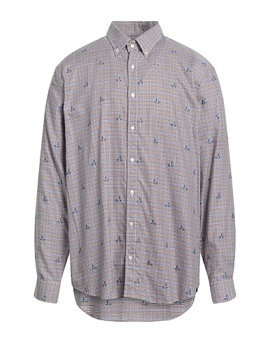 ETRO Patterned shirt Brown 100% Cotton
