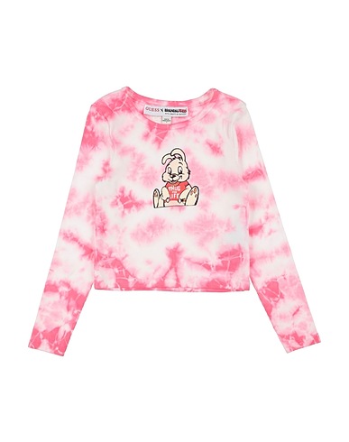 GUESS T-Shirt Magenta 98% Baumwolle, 2% Elastan