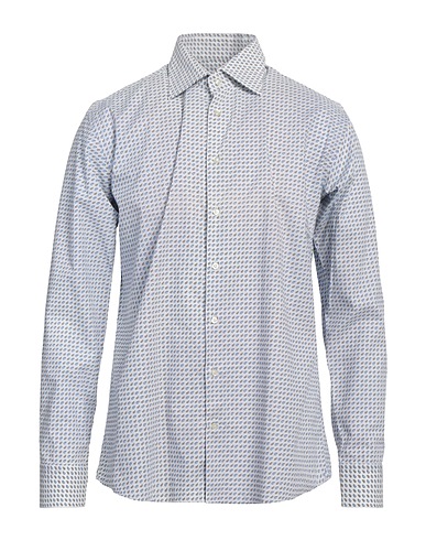 ETRO Patterned shirt Sky blue 100% Cotton