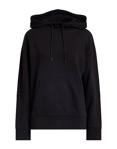 VINCE. Hooded track jacket  Black 100% Cotton