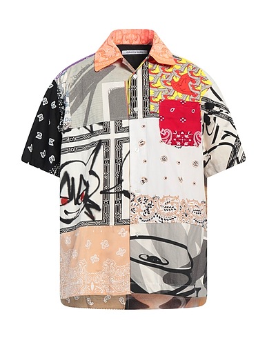 CHILDREN OF THE DISCORDANCE Patterned shirt White 100% Cotton