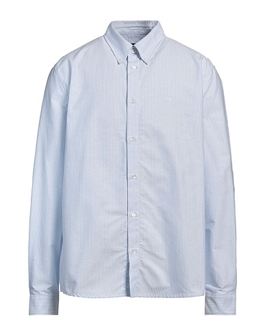 A.P.C. Gestreiftes Hemd Himmelblau 100% Baumwolle