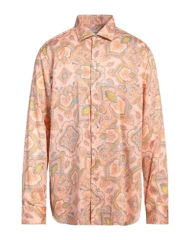 ETRO Patterned shirt Light pink 100% Cotton