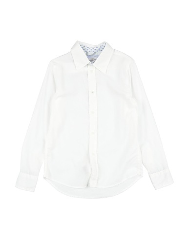 EDDIE PEN Camicia tinta unita Bianco 100% Cotone