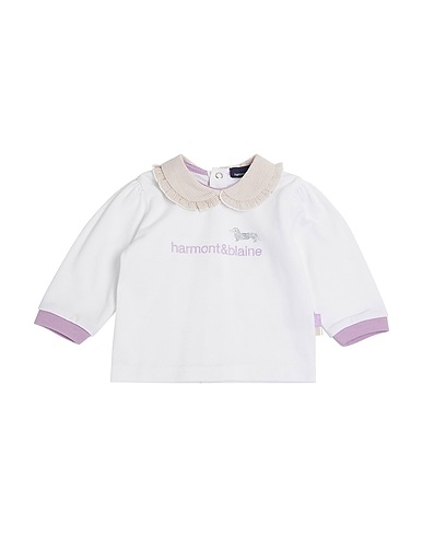 HARMONT & BLAINE Patterned shirts & blouses White 100% Cotton