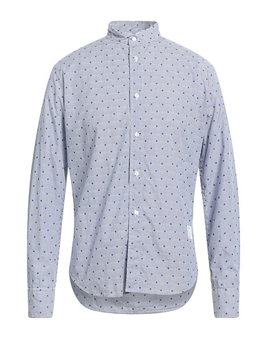 THE EDITOR Striped shirt Blue 100% Cotton