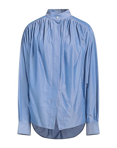 ETRO Solid color shirts & blouses Blue 100% Cotton