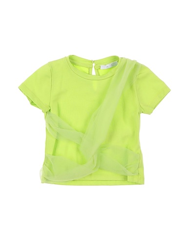 MISS GRANT T-shirt Verde chiaro 98% Cotone, 2% Elastan