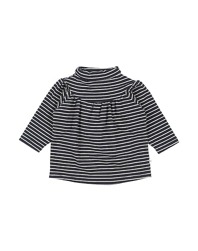 1 + IN THE FAMILY T-shirt Navy blue 47% Cotton, 47% Acrylic, 6% Elastane