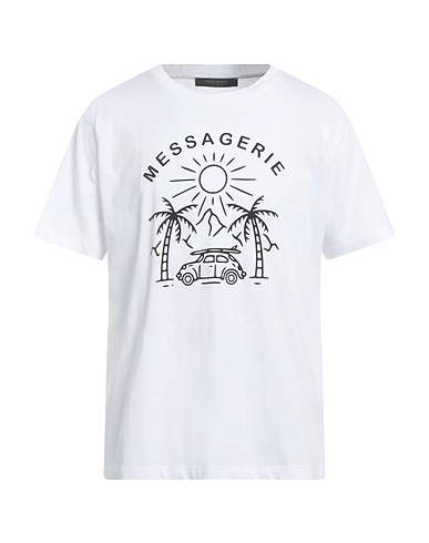 MESSAGERIE T-shirt Bianco 100% Cotone
