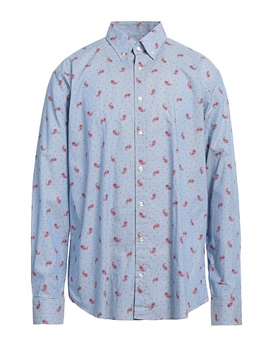 ETRO Patterned shirt Blue 100% Cotton