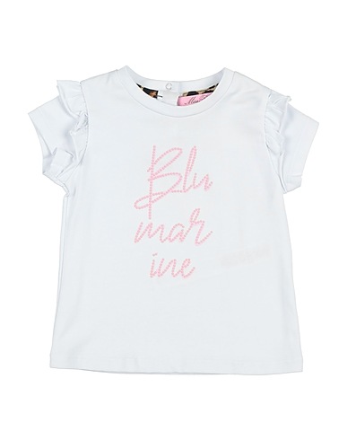 MISS BLUMARINE T-shirt White 95% Cotton, 5% Elastane