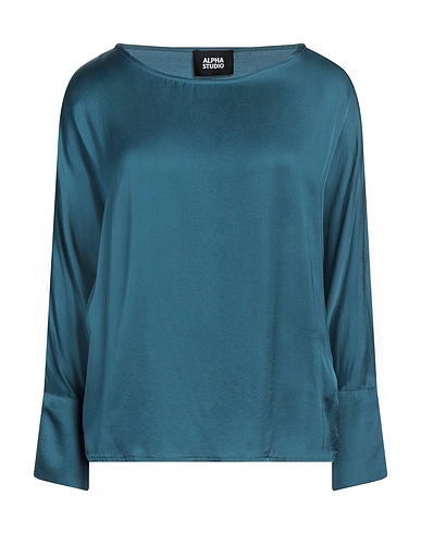 ALPHA STUDIO Top Deep teal 100% Viscose