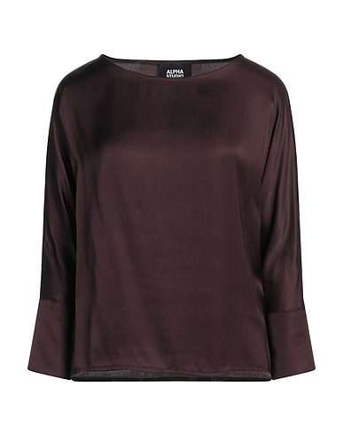 ALPHA STUDIO Top Dark purple 100% Viscose