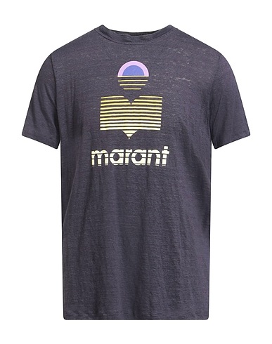 ISABEL MARANT T-shirt Dark purple 100% Linen