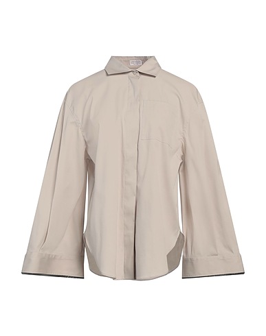 BRUNELLO CUCINELLI Shirts 72% Cotton, 23% Polyamide, 5% Elastane