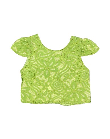 U+É Top Light green 42% Cotton, 33% Viscose, 24% Polyamide, 1% Polyester