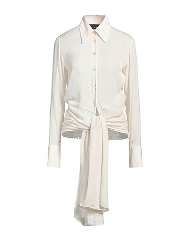 CAPASA MILANO Hemden und Blusen einfarbig Elfenbein Polyester