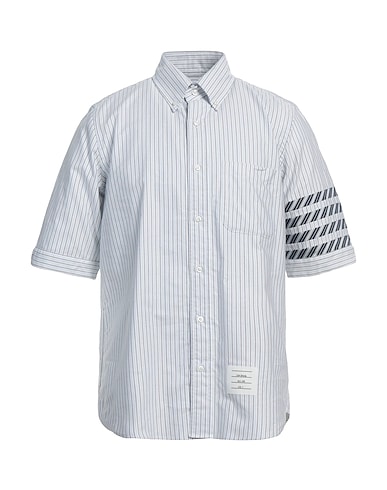 THOM BROWNE Striped shirt 100% Cotton, Silk