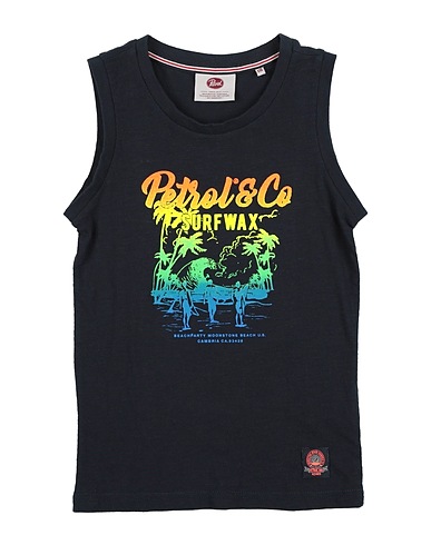 PETROL INDUSTRIES Co. T-shirt Midnight blue 100% Cotton