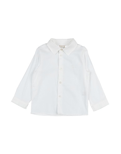 LALALÙ Solid colour shirt White 64% Cotton, 29% Viscose, 7% Elastane