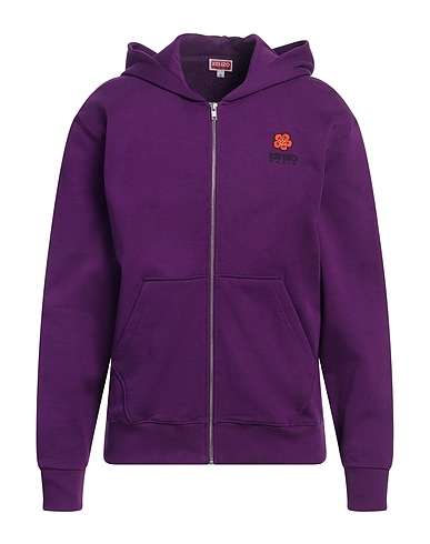 KENZO Hooded sweatshirt Purple 100% Cotton, Elastane, Polyester