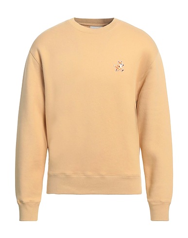 MAISON KITSUNÉ スウェット ベージュ コットン 100%