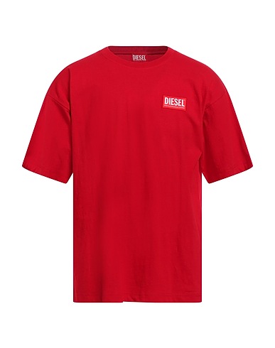 DIESEL T-shirt Red 100% Cotton