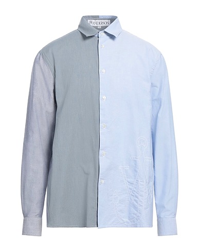 JW ANDERSON Patterned shirt Azure 100% Cotton