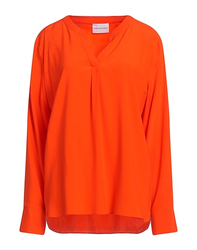 HERZENSANGELEGENHEIT Top Orange 95% Silk, 5% Elastane