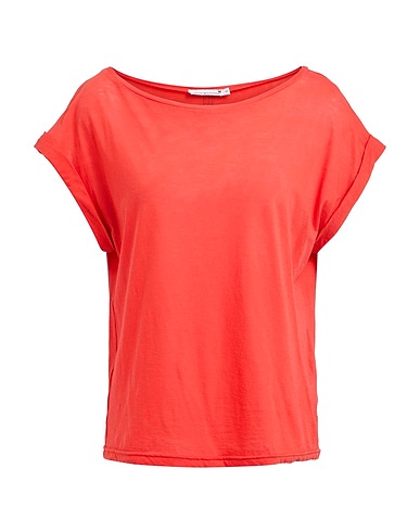 ALICE-GAZOUILLE T-shirt Rosso 90% Cotone, 10% Cachemire