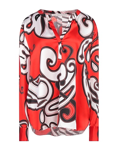 HERZENSANGELEGENHEIT Top Rosso 95% Seta, 5% Elastan