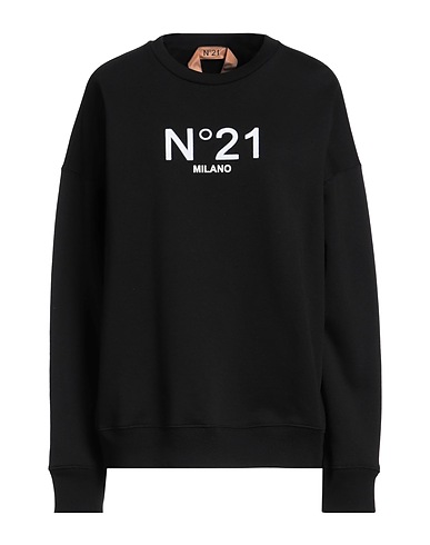 N°21 Sweatshirt Black 100% Cotton