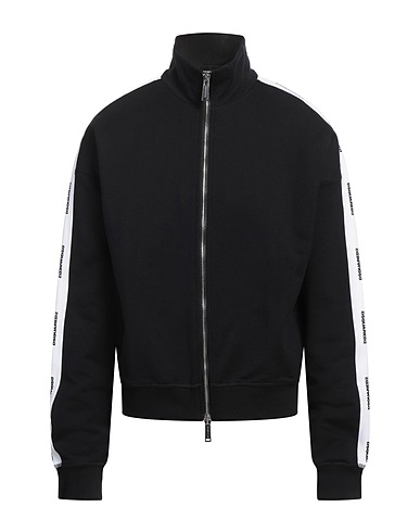 DSQUARED2 スウェット ブラック コットン 100% / ポリウレタン