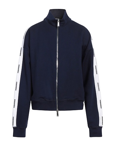 DSQUARED2 Sweatshirt Blue 100% Cotton, Elastane