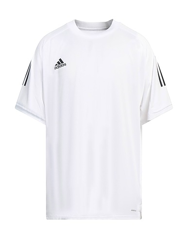ADIDAS T-shirt White 98% Recycled polyester, 2% Polyester
