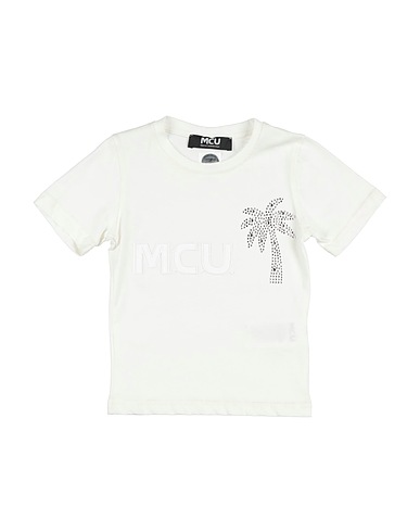 M.C.U. MARCO CASSESE UNION T-shirt White 100% Cotton, Swarovski® Crystal