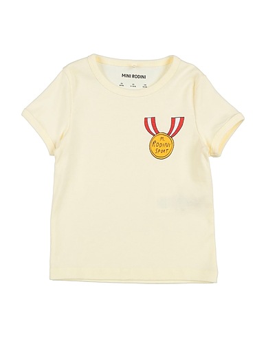 MINI RODINI T-shirt Avorio 100% Cotone organico