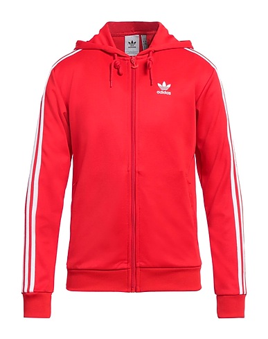 ADIDAS ORIGINALS Hooded sweatshirt Red 60% Polyester, 40% Cotton