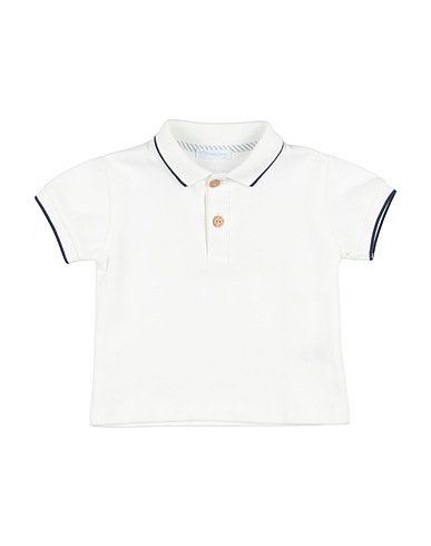 LARANJINHA Poloshirt Elfenbein 100% Baumwolle