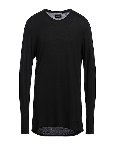 GABBA Basic T-shirt Black 70% Viscose, 30% Linen