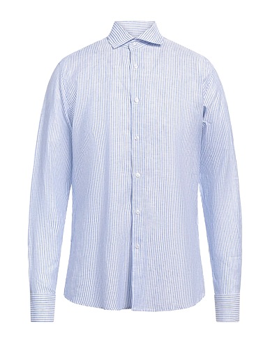 FRANZESE COLLECTION Linen shirt Azure 100% Linen